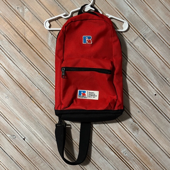 Russell Athletic Original American Sportswear Red Single Strap Backpack - Picture 1 of 9